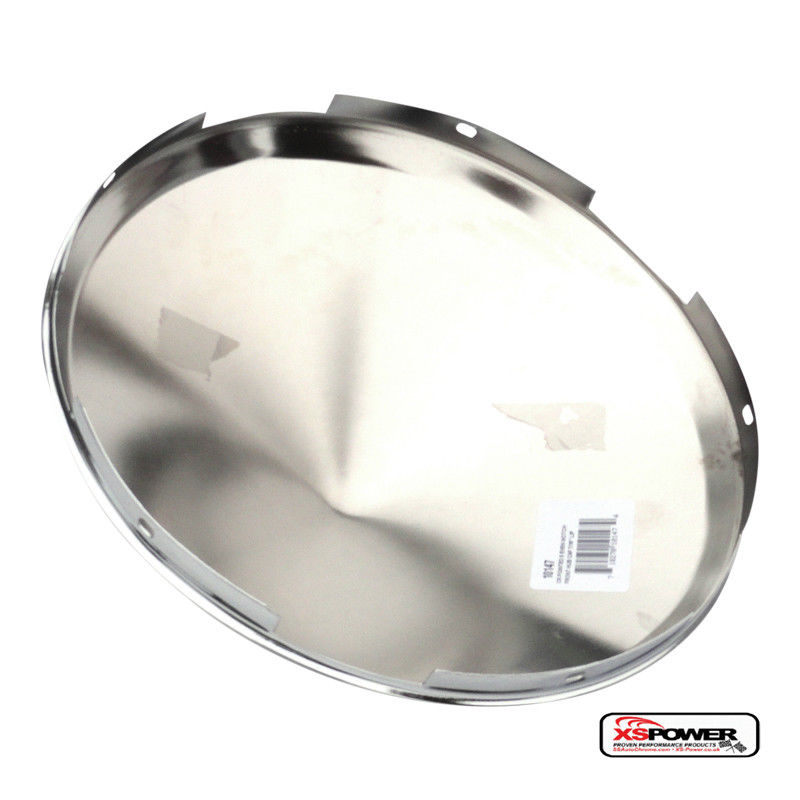hub caps(2) front 5 even notch pointed cone chrome for Freightliner steel wheel