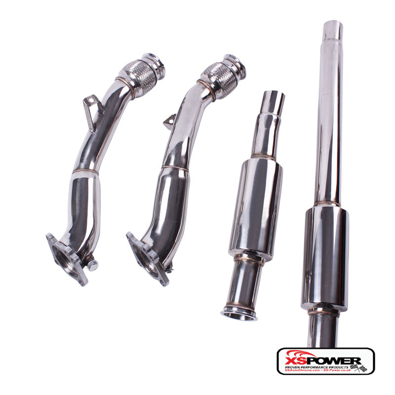 Audi S4 B5 A6/Allroad C5 2.7L BiTurbo 3"-2.5" Catless Downpipes K04/RS6 Flange