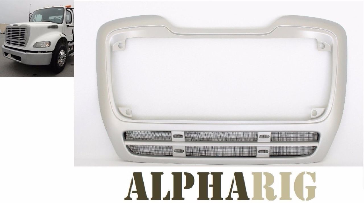 2003 - 2012 Freightliner M2 112 SILVER Replacement Grille with Bug screen G20W