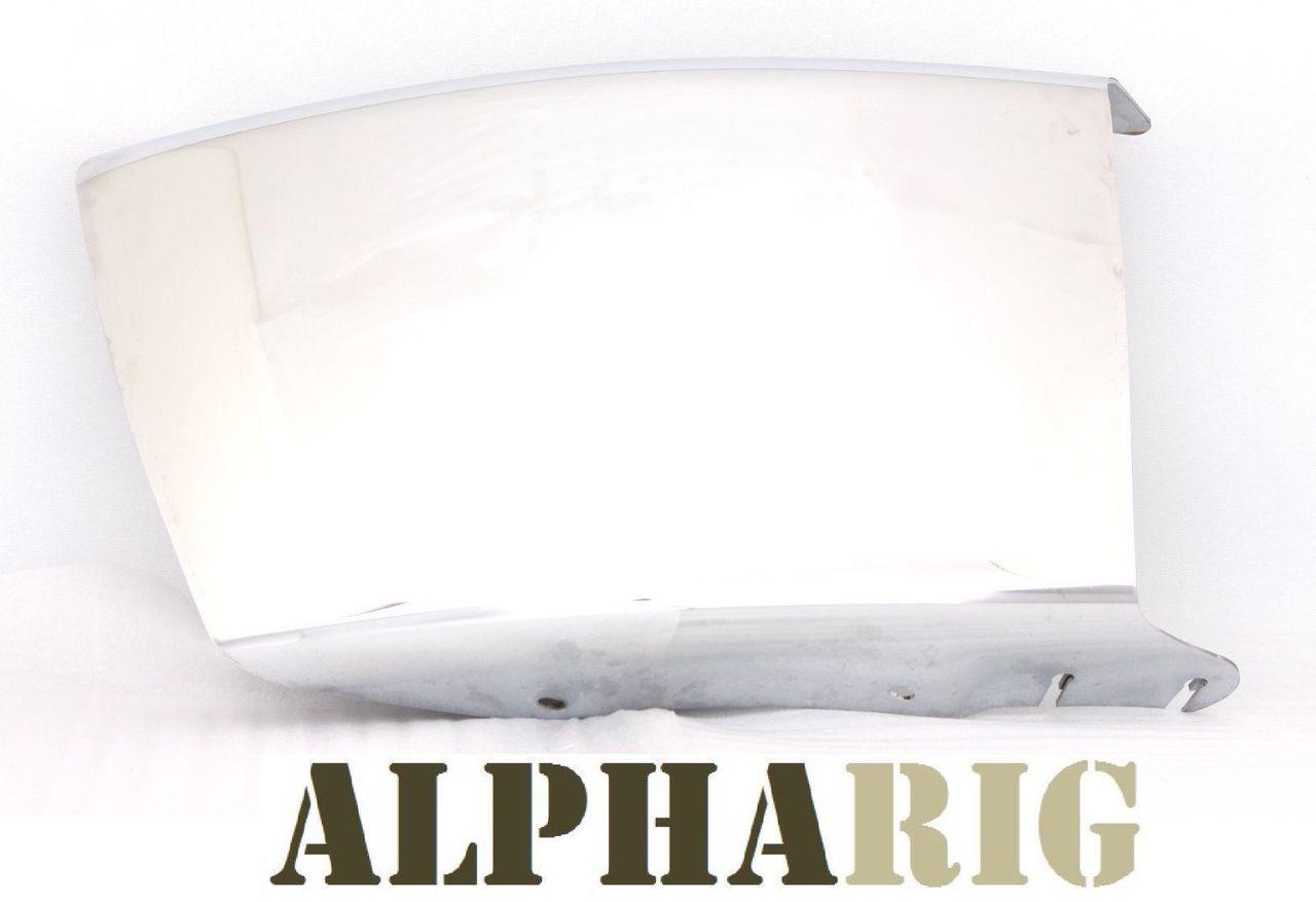 2003-2012 Freightliner M2 112 front chrome bumper ends left and right 24.80”