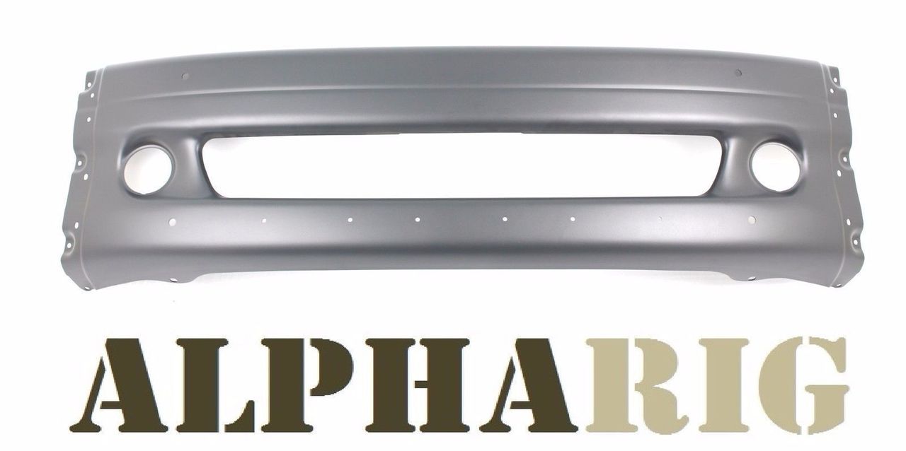 2002 - 2011 FREIGHTLINER COLUMBIA FRONT CENTER BUMPER W/O TOW HOLE GRAY