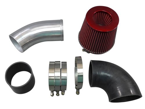 3.5" Universal NA Intake Pipe Filter Kit For GM LS1 LSx LMx LQx Motor