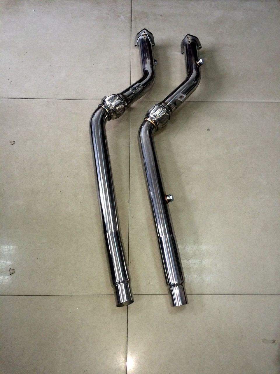 XS-POWER SSAC Catless Downpipes B6/B7 Audi S4 6SPD