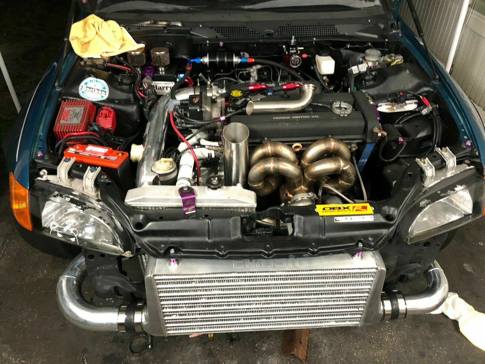 TURBO FRONT MOUNT INTERCOOLER PIPE KIT 92-2000 CIVIC EG EK INTEGRA Si SWAP B18