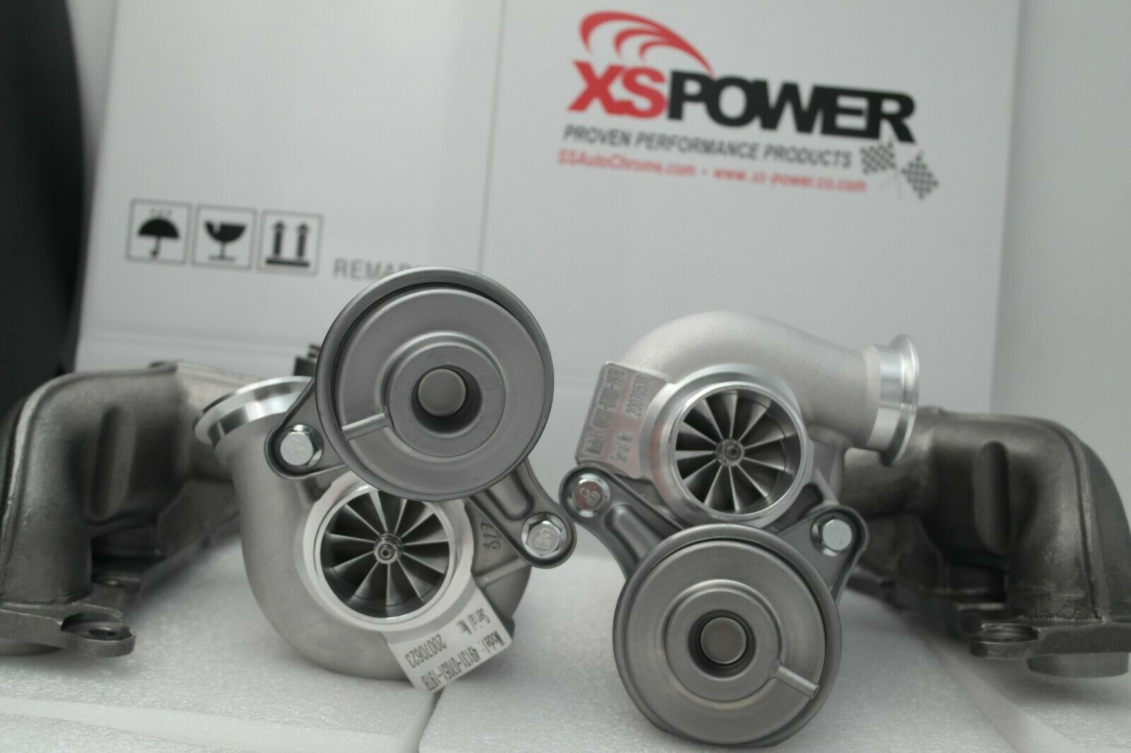 NEW PURE XS-POWER N54 UPGRADE TURBOS RHD BMW 135 335 535 Z4 DD 450-600 Stage 2