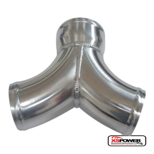 Y Pipe Air Intake Supercharger or Twin Turbo Intercooler Pipe Dual 3" to 4" FMIC