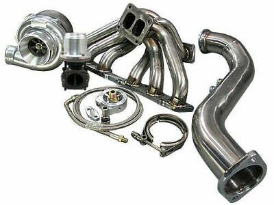 Turbo Manifold Downpipe Kit GS300 SC300 SUPRA 2JZGE 2JZ-GE T4 OIL INTAKE FILTER