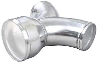 Aluminum Y Pipe Dual 2.5" to 3.5" Cold Air Intake Turbo Intercooler Pipe 
