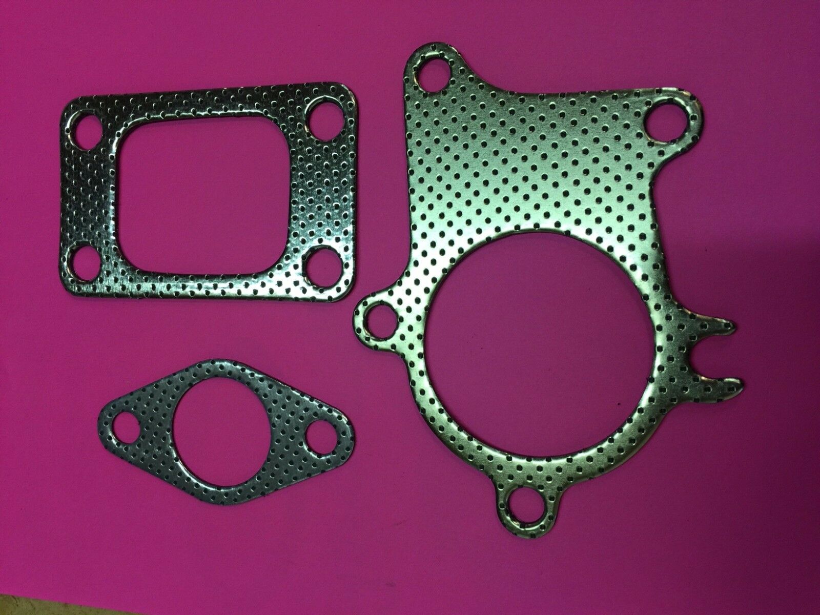 T3 TURBO GARRETT IHI T3/T4 HOLSET TURBOCHARGER GASKET 5 BOLT DOWNPIPE COMBO KIT