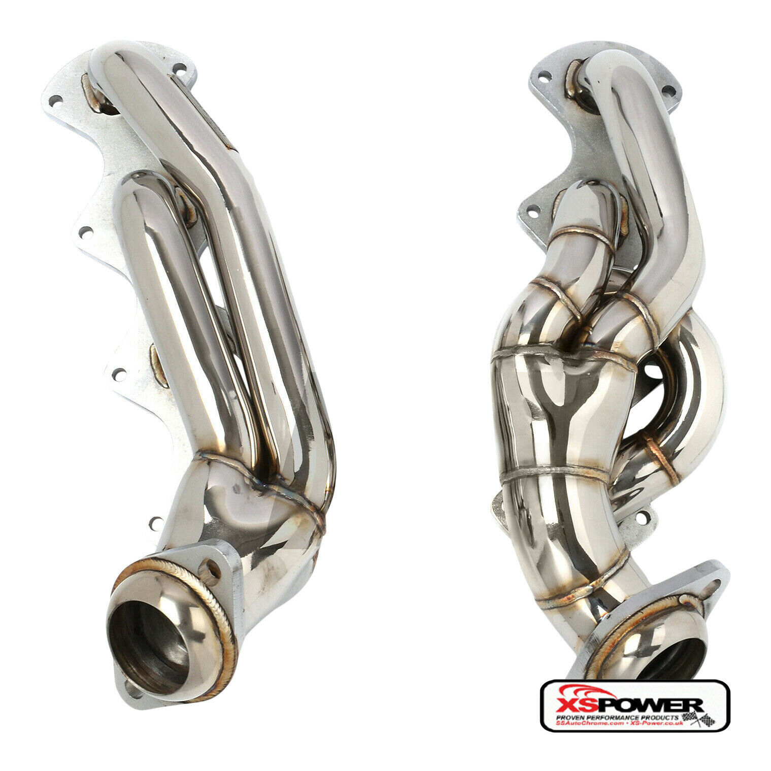 XS-Power Shorty Headers for Ford 2004-2010 F150 XL XLT FX4 Lariat 5.4L Triton V8