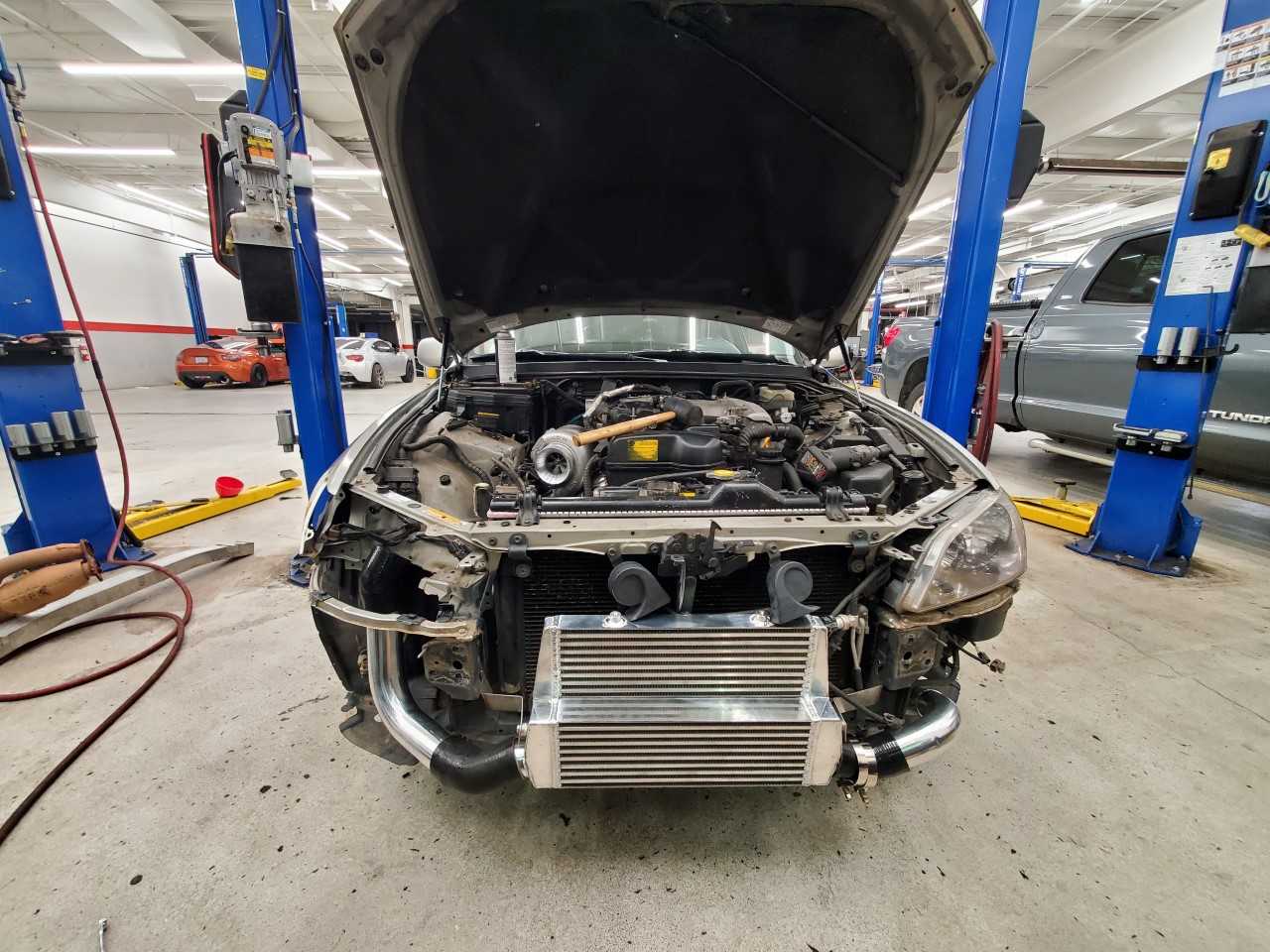 TOYOTA IS300 Supra LEXUS IS300 Turbo Kit 2JZ-GE T4 SINGLE TURBO TOP MOUNT KIT