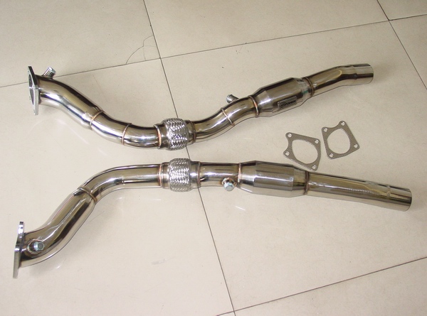 AVANT RS6 SUPER DOWNPIPES, CATTED 200 CELL 321 STAINLESS UPGRADED 28/29