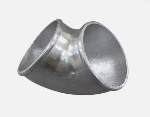 HUGE 90 4" Cast Aluminum Elbow 90 Degree Pipe Tube Polished Turbo Elbow BOOST!
