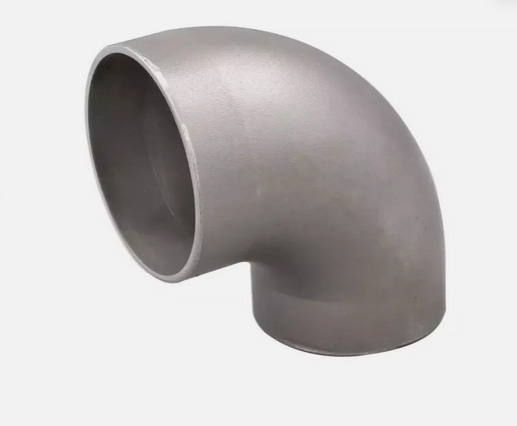 TURBO 3.5"-3" O.D. Cast 304 Stainless Steel 90 Degree Reducer Elbow Pipe Tube