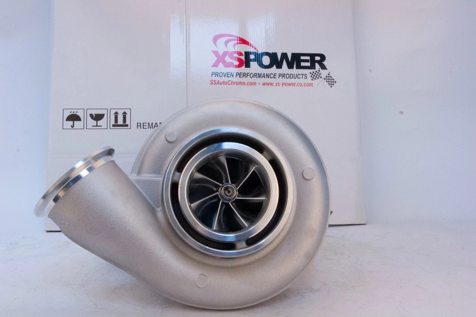 T6 Twin Scroll 1.32 A/R S400/S488 88mm Billet Turbo Charger 5" Vband EXHAUST OUT