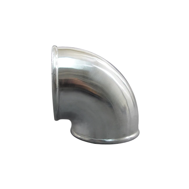 5" Cast Aluminum 90 Degree Elbow Pipe Tight Bend Turbo Intercooler Polished