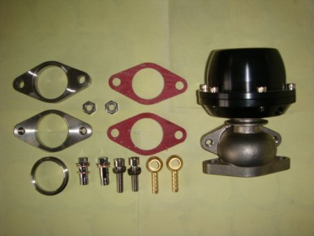 38MM 2 BOLT BLACK WASTEGATE