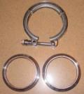 3-Inch SS Turbo Turbine Housing Outlet V-Band Clamp
