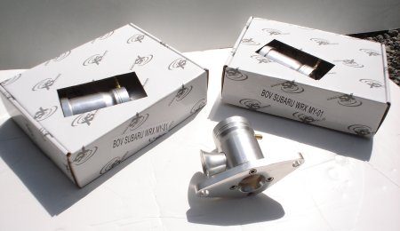 Subaru Impreza WRX Blue EJ20 Turbo BOV *POLISHED SILVER*