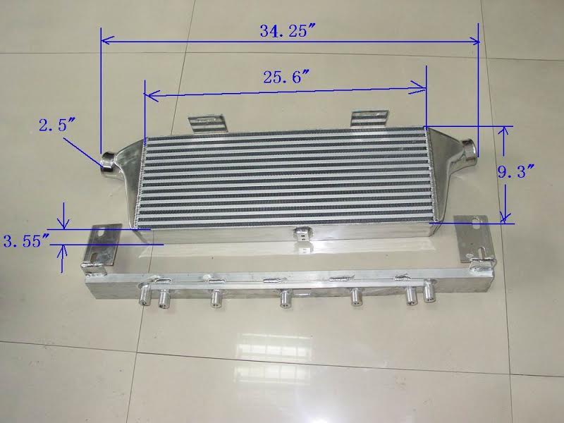 WRX "SSA SCOOBY STYLE" SUPER FRONT MOUNT INTERCOOLER KIT