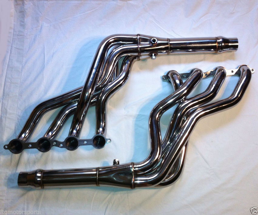 2010 CHEVY CAMARO 1SS/2SS L99/LS3 6.2L V8 STAINLESS EXHAUST CHROME HEADER+GASKET