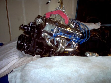 _*SBC*_ CHEVY " STREET ROD " CUSTOM RACE HEADERS