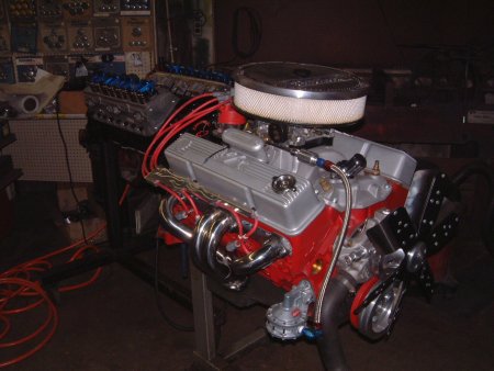 _*SBC*_ CHEVY " STREET ROD " CUSTOM RACE HEADERS