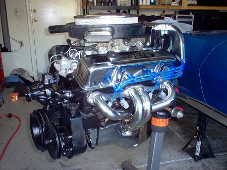 _*SBC*_ CHEVY " STREET ROD " CUSTOM RACE HEADERS