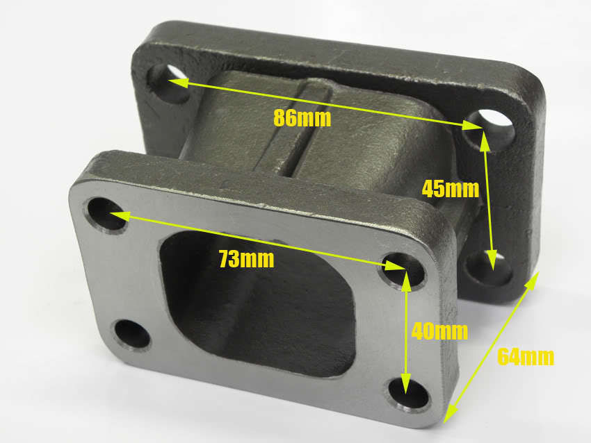 T25 T28 T2 TO T3 TURBO CHARGER TURBOCHARGER SWAP ADAPTER