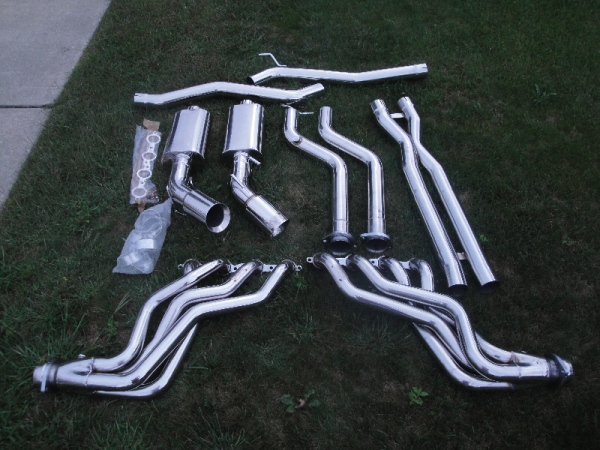 Stainless Steel CAMARO Headers and X Pipe AND Exhaust Package - International Shipping adds $100 to price