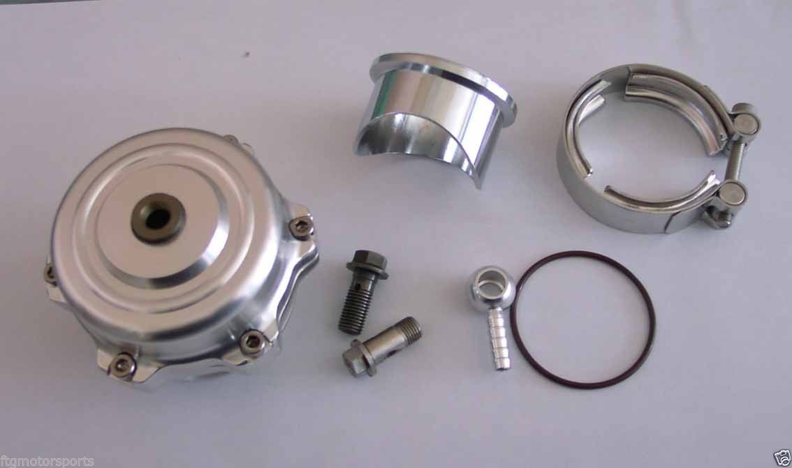 50MM bov 50 TURBO UNIVERSAL BILLET ALUMINUM BLOW OFF VALVE SILVER SPRING+FLANGE