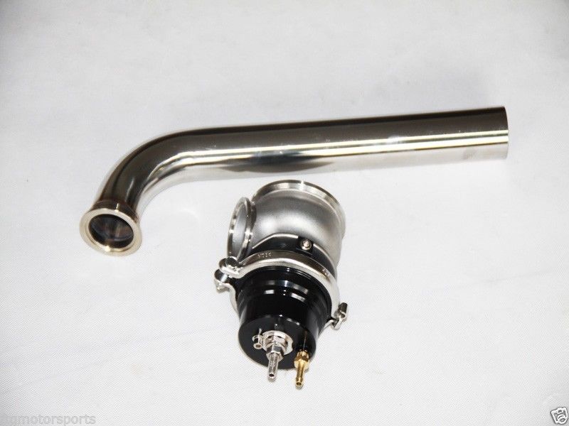 60mm WASTEGATE - XS-POWER GT II - BLACK Color with Atmospheric Dump Tube