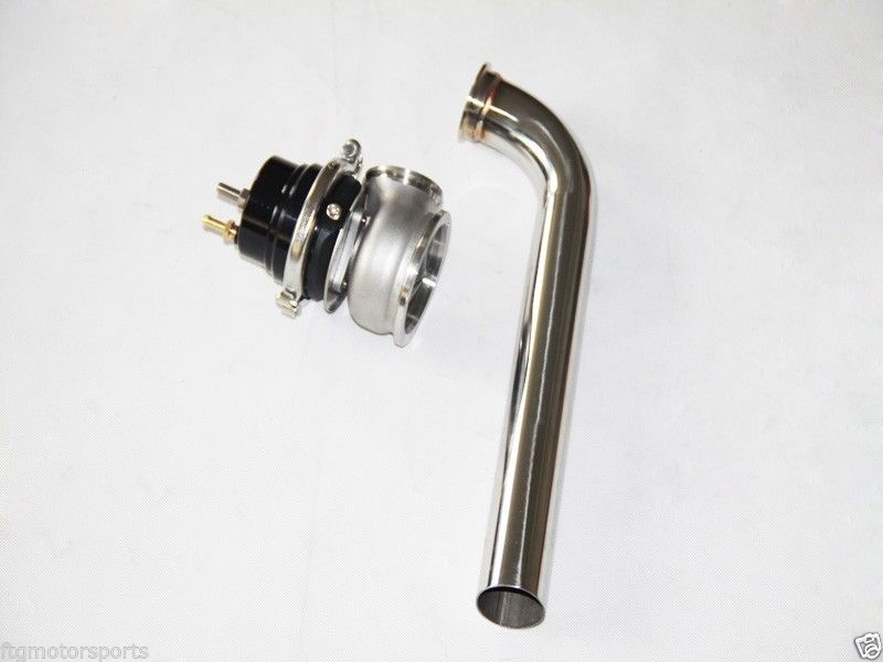 60mm WASTEGATE - XS-POWER GT II - BLACK Color with Atmospheric Dump Tube