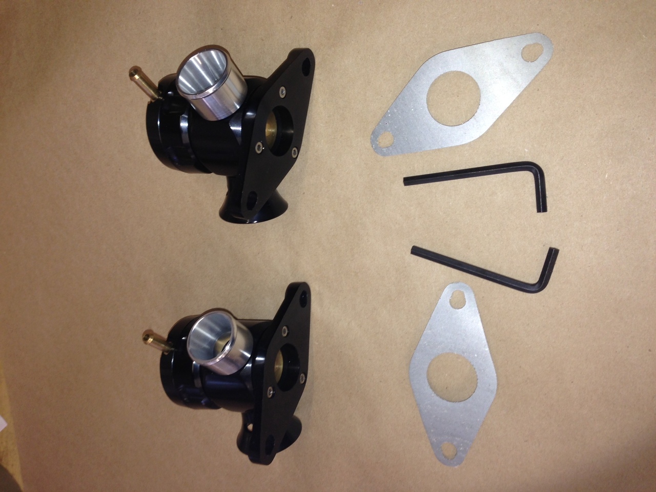XS-POWER Blow Off Valve BOV Dual Port Kit Black for R35 GTR