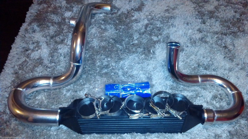 3" Turbo Black FMIC Front Mount Intercooler kit 92-00 Civic EG, EK Integra