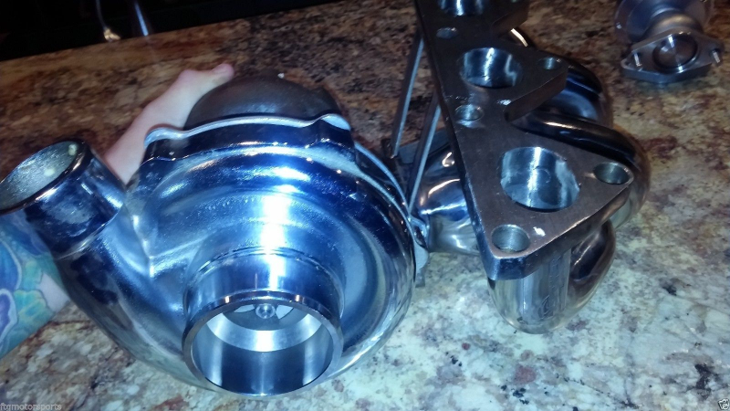 HONDA B-SERIES STAINLESS T3/T4 TURBO KIT B16 B18 B16A2
