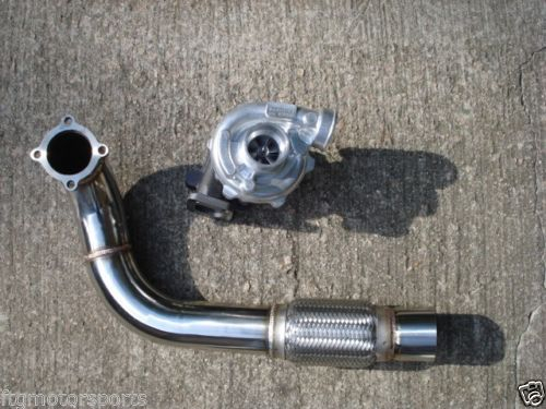 T3 TURBO + T3 4 BOLT BRAIDED FLEX DOWNPIPE