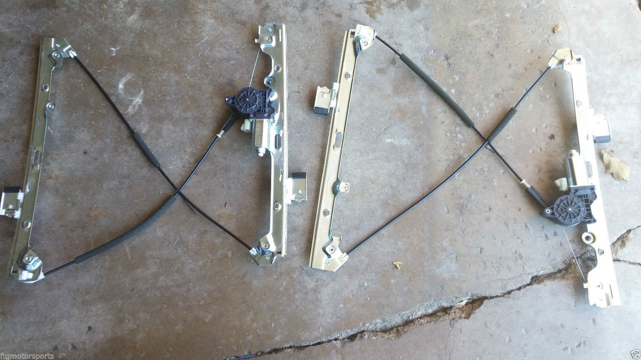 Front-LH+RH-Power-Window-Regulator-Motor-for-00-06-Silverado-1500-2500