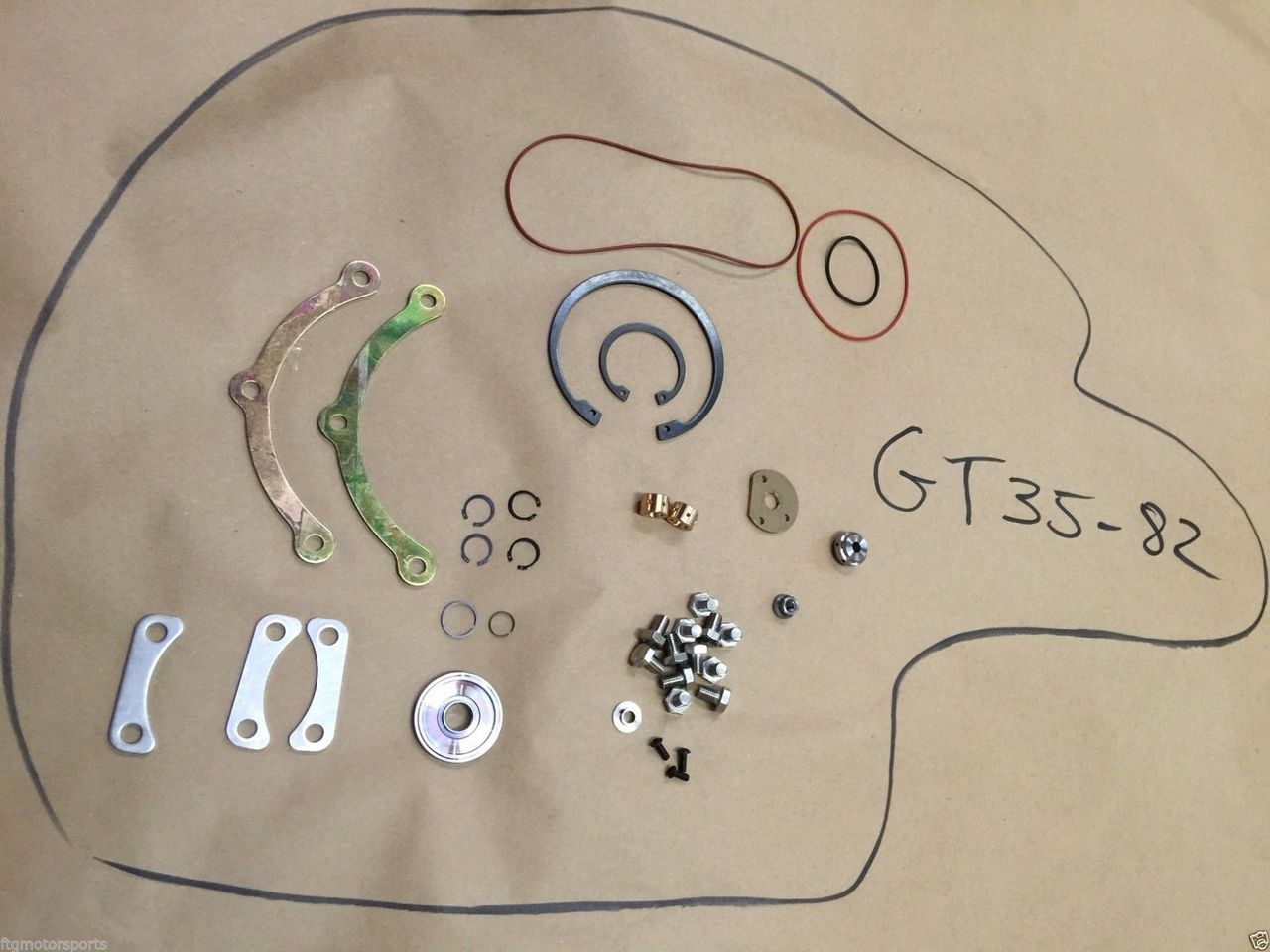 T3 T4 GT3582 GT35 Turbo Charger Rebuild / Repair Kit