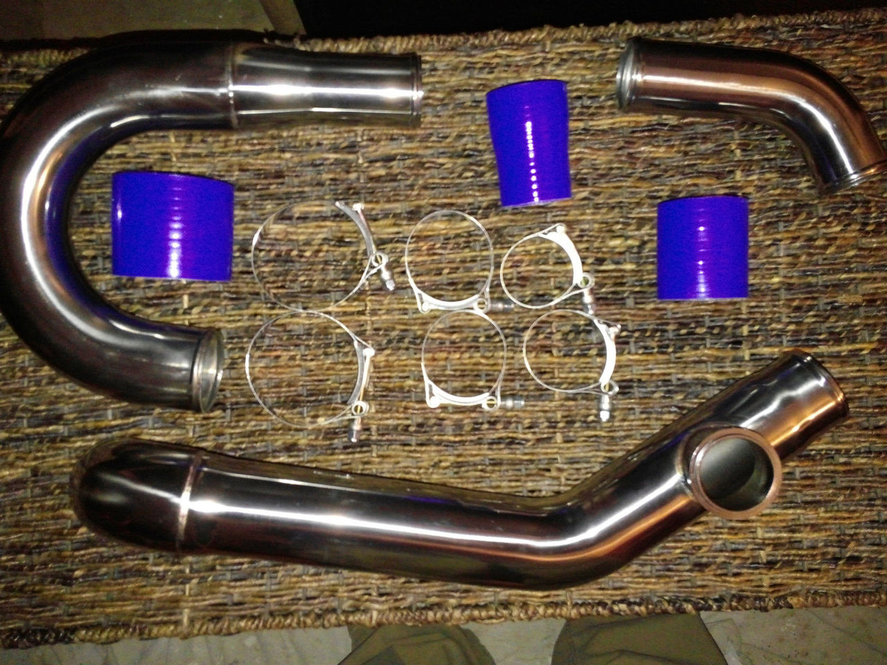 MITSUBISHI Lancer EVO 8 VIII EVO 9 4G63 FMIC PIPING 50mm BOV FLANGE Intercooler