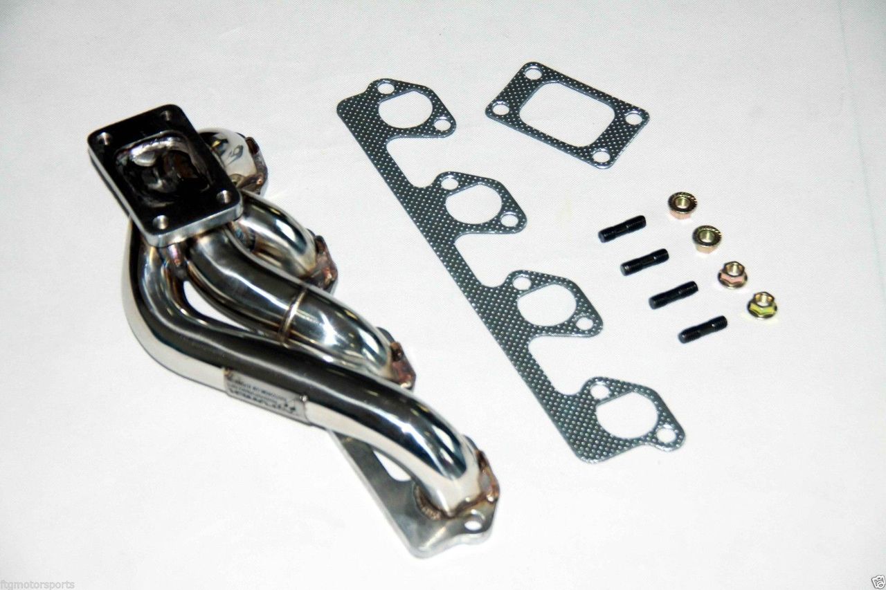 Ford 2.3T turbo manifold, XR4Ti manifold, Mustang SVO turbo manifold, Thunderbird Turbo Coupe manifold, Mercury Cougar XR7 turbo manifold, T3 turbo manifold, T3/T4 manifold, Ford 2.3 turbo exhaust manifold, stainless turbo manifold
