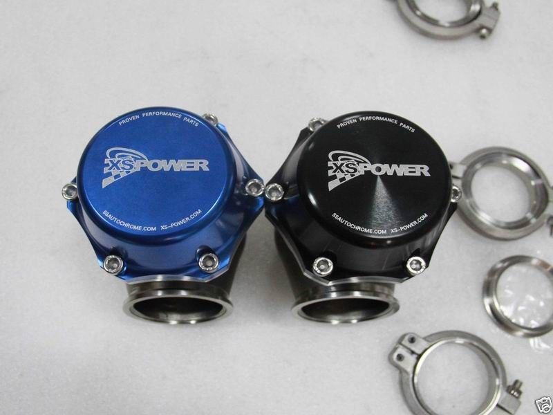 50mm VBAND BLUE XS-POWER 50 External Wastegate - 7 psi - BLUE SUPRA