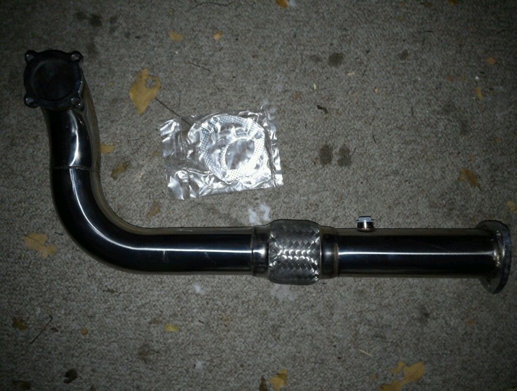 GT35 / GT35R 2.5" T3 4 BOLT FLANGE TURBO STAINLESS EXHAUST DOWN PIPE