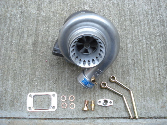 GT35 T3 Turbo Charger Anti-Surge 500+ HP w/ All Accessories 3" V-Band