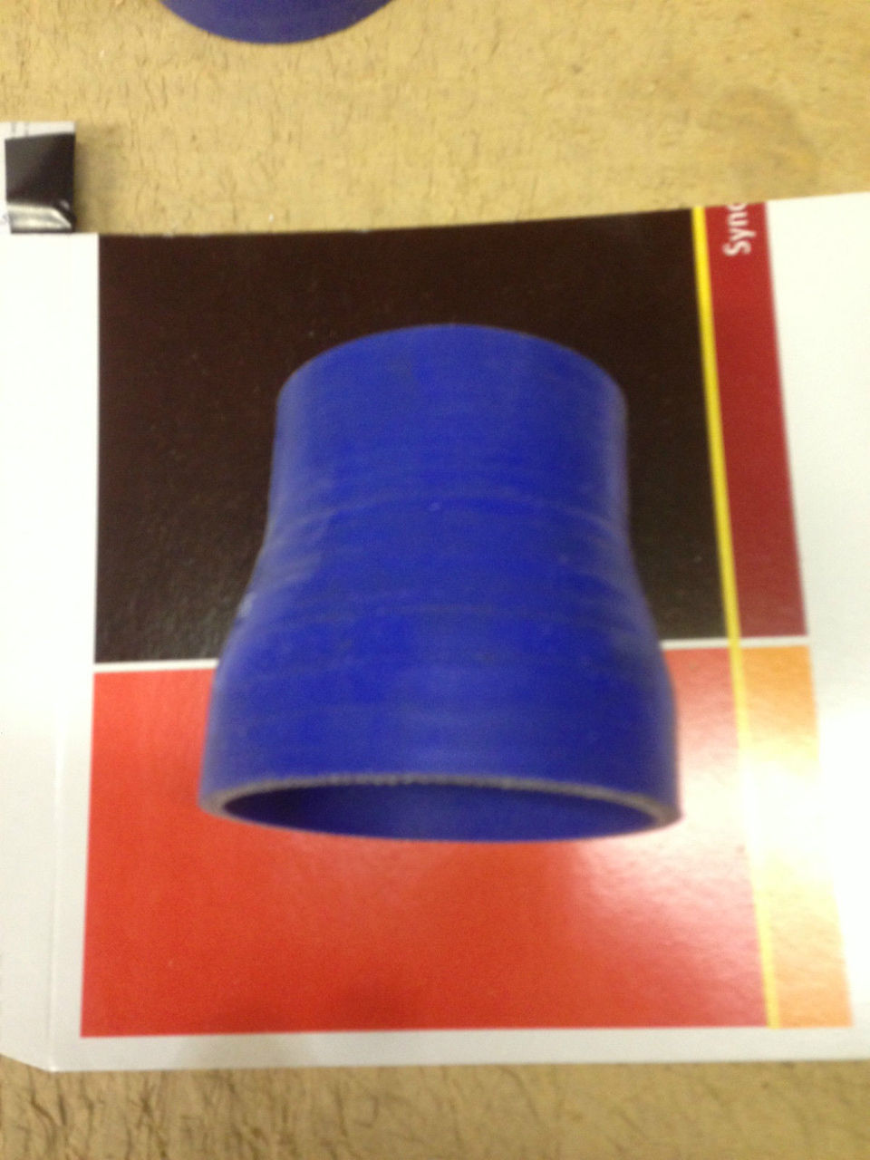 INTAKE BOOT 3 in TO 2 1/2 in REDUCER 3 to 2.5 inch BLUE RUBBER COUPLER HOSE