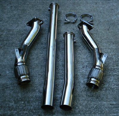 *NEW* AUDI S4 A6 ALLROAD 2.7 - TRUE 3 inch DOWNPIPES V BAND 6MT