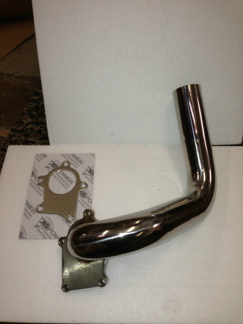 Custom Honda SS Universal T3 T4 5 bolt Stainless Steel Downpipe / GASKET
