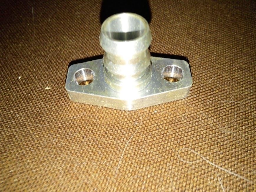 Turbo Oil Drain Return Flange Billet Aluminum 5/8" T3 T4 T04E T04B T76