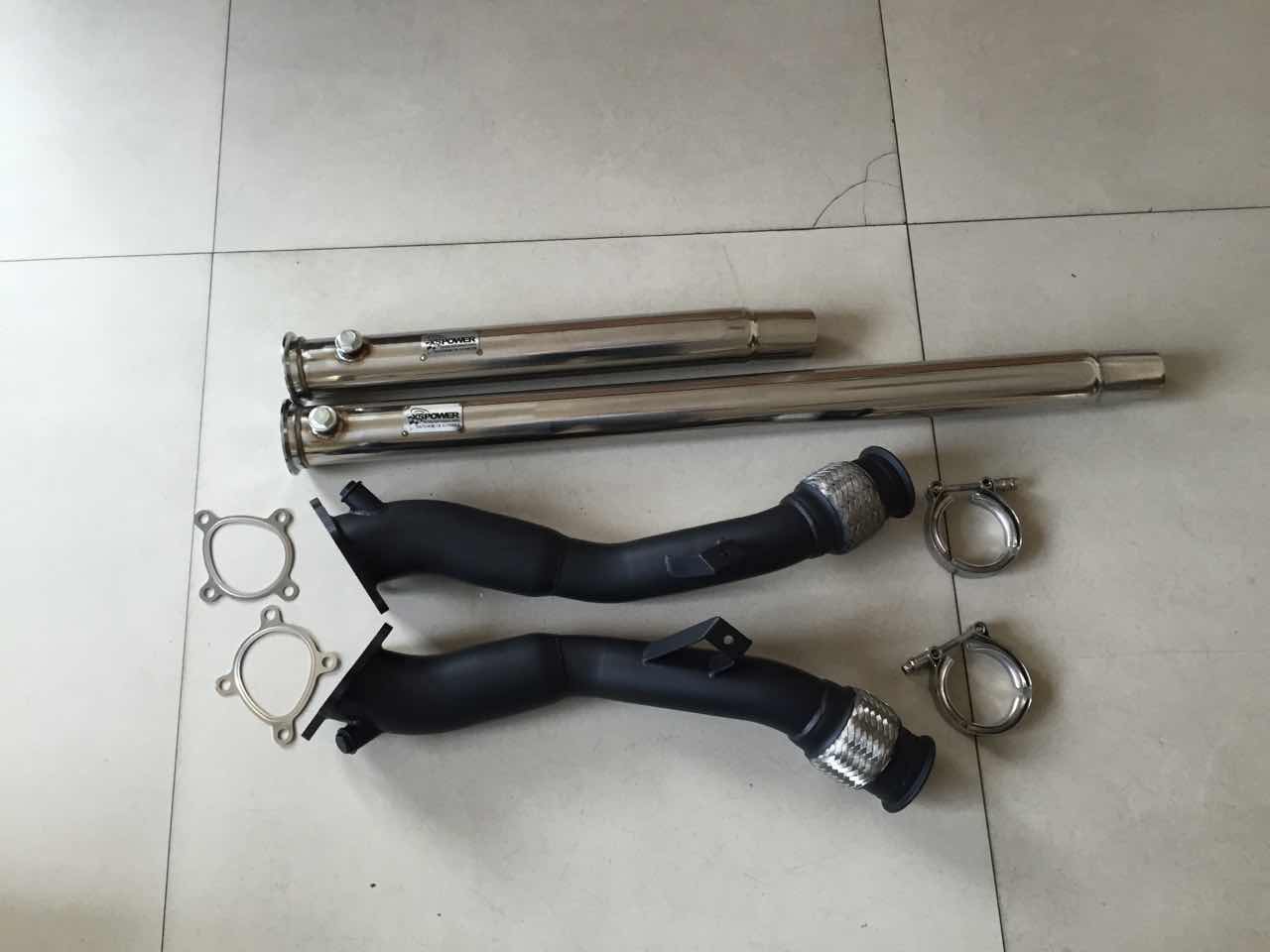 RS6 UPGRADED BRAIDED FLEX HYRBID 1.8mm THICK SUPER B5 S4 DOWNPIPES