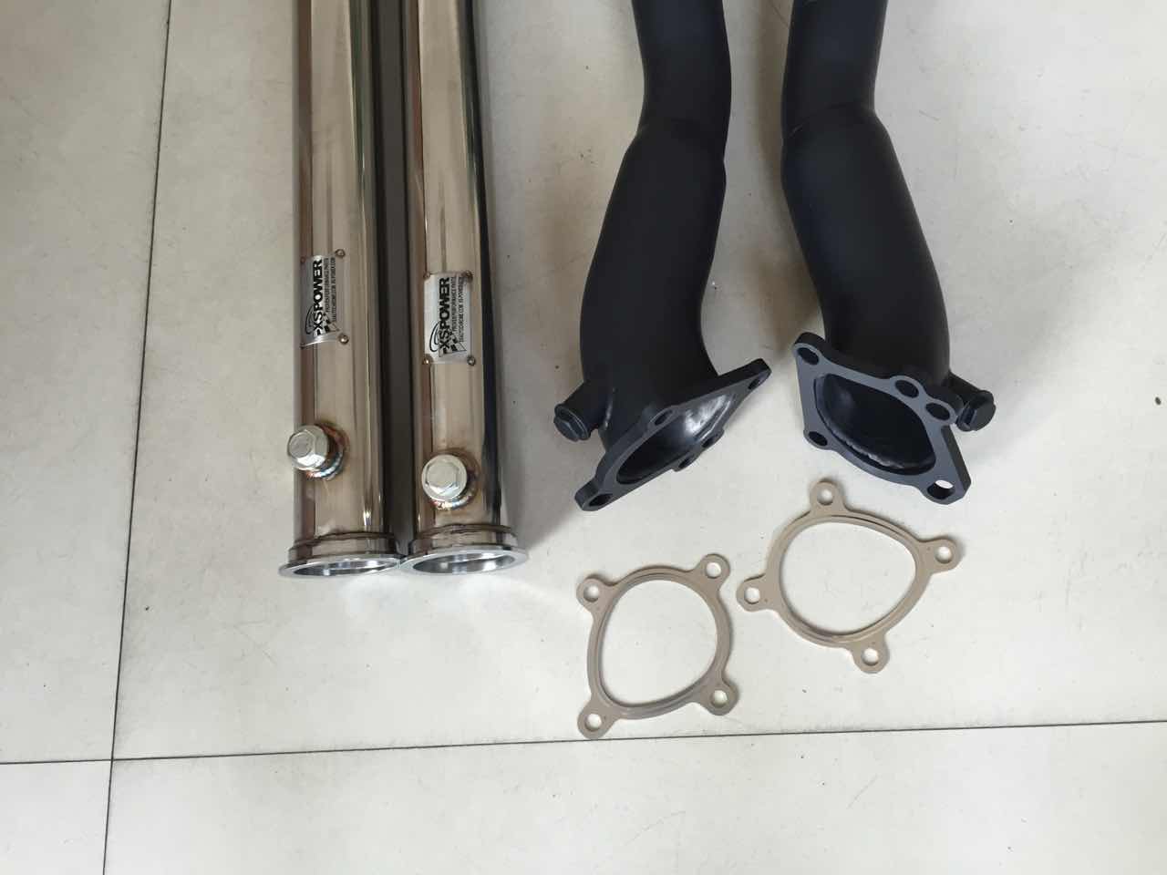 RS6 UPGRADED BRAIDED FLEX HYRBID 1.8mm THICK SUPER B5 S4 DOWNPIPES